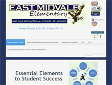Tablet Screenshot of eastmidvale.canyonsdistrict.org
