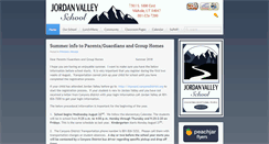 Desktop Screenshot of jordanvalley.canyonsdistrict.org