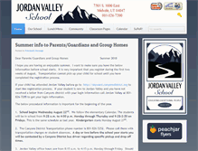 Tablet Screenshot of jordanvalley.canyonsdistrict.org