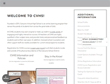 Tablet Screenshot of cvhs.canyonsdistrict.org