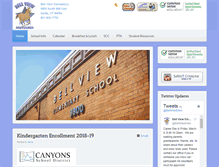 Tablet Screenshot of bellview.canyonsdistrict.org