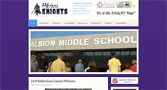 Desktop Screenshot of albionmiddle.canyonsdistrict.org