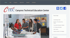 Desktop Screenshot of ctec.canyonsdistrict.org
