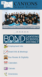 Mobile Screenshot of canyonsdistrict.org